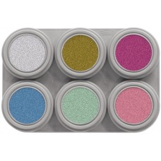 Grimas: Water make-up Pearl  Palette 6  P6